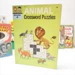 ★ブックス＆レコード  Animal Crossword Puzzle 動物クロスワードパズル