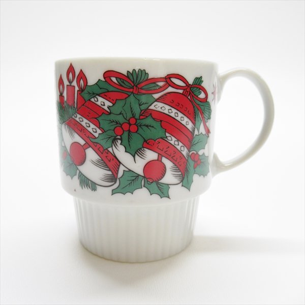 米国輸出用 日本製 クリスマスベル 陶器製マグカップ