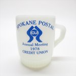 ファイヤーキング  ファイヤーキング 1978年 USPS 米国郵便局信用組合 リブボトムマグカップ