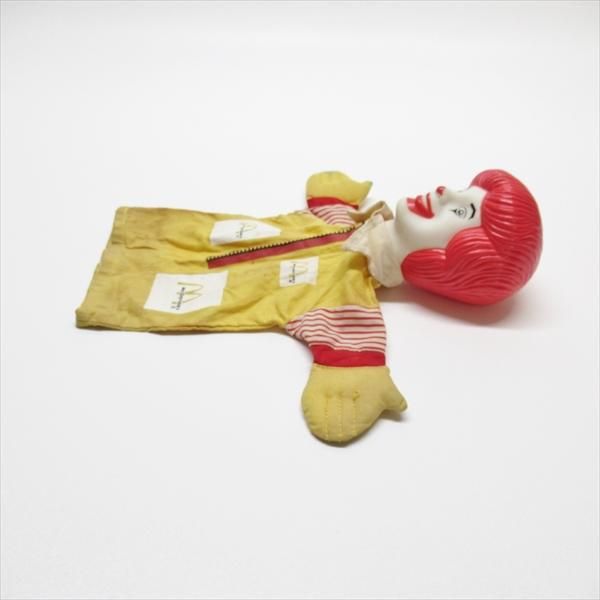90s Vintage McDonalds Ronald McDonald Hand Puppet (J965