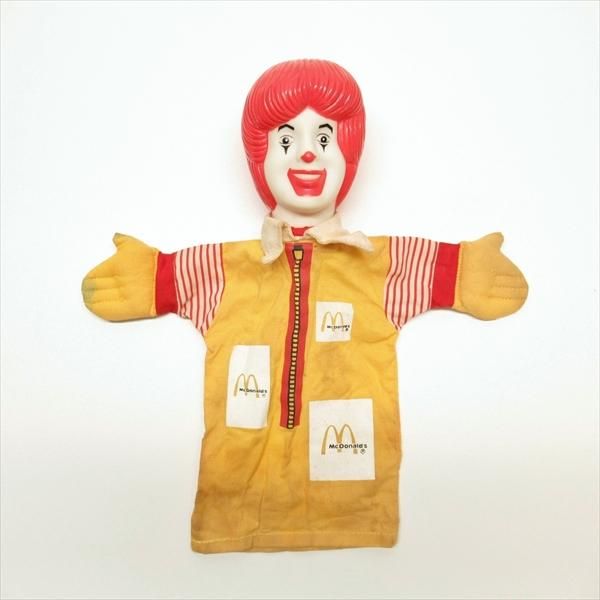 マクドナルド ハンドパペット ロナルド グリマス ハンバーグラー