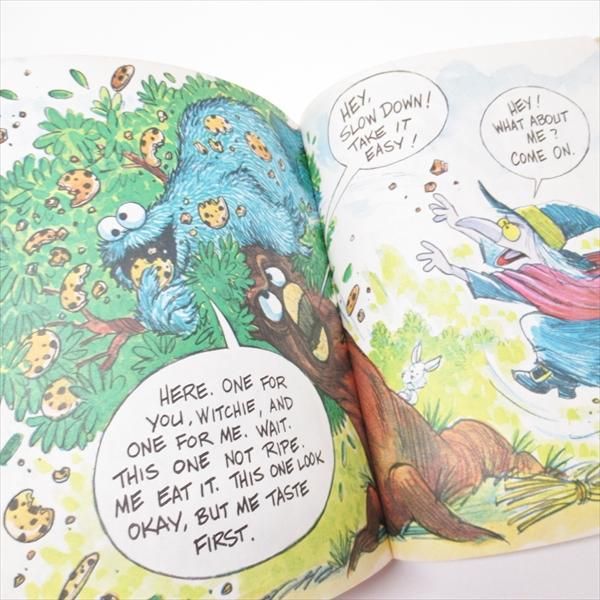 ヴィンテージ飛び出す絵本 セサミストリート クッキーモンスター
