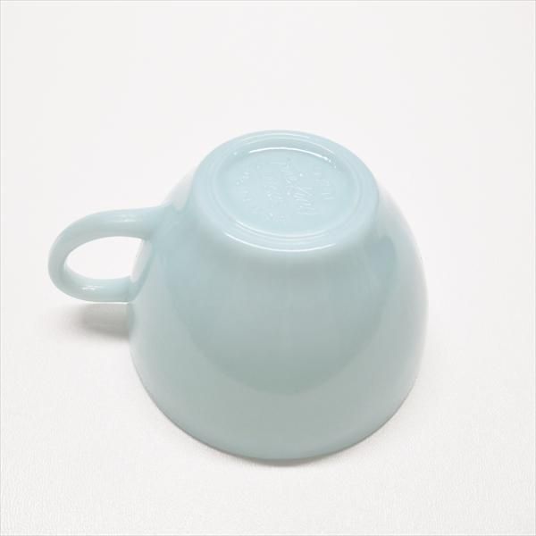 ファイヤーキング ターコイズブルー カップ＆ソーサー ４客 ファイヤーキング ターコイズブルー カップ＆ソーサー B