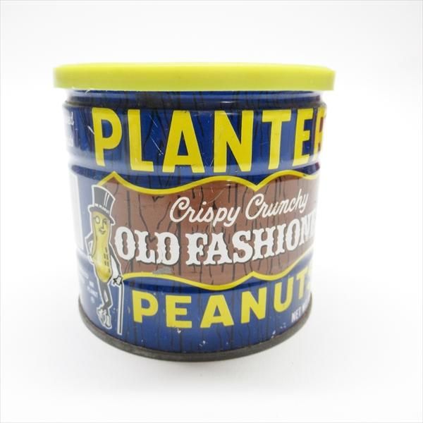 ジャンク雑貨 ヴィンテージ缶 プランターピーナッツ E
