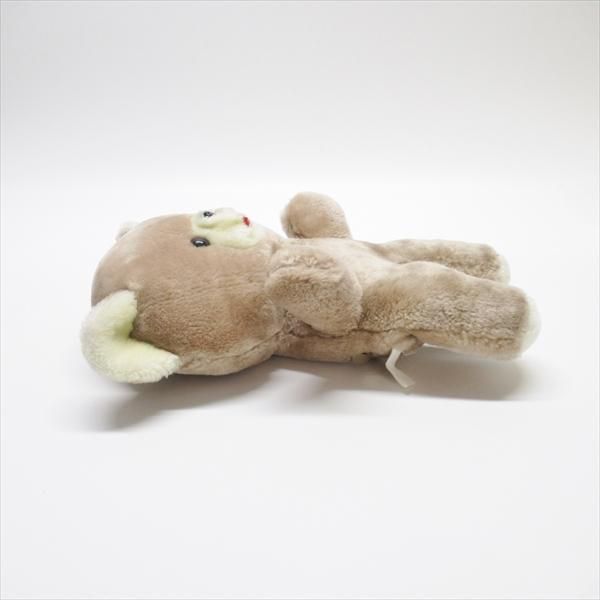レトロ オルゴール付きぬいぐるみ 薄茶テディベア