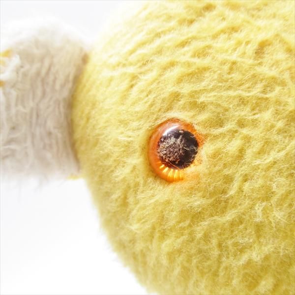 レトロ オルゴール付きぬいぐるみ イエローテディベア