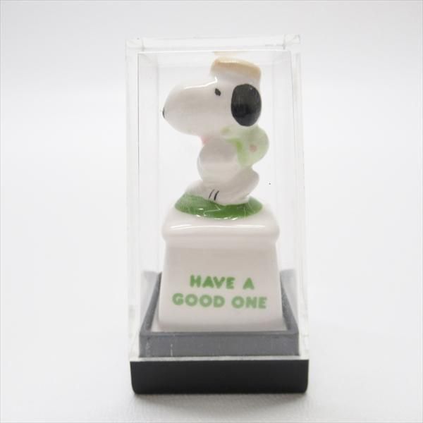 スヌーピー アビバ AVIVA 陶器製ミニトロフィー Have a Good One