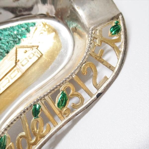 スーベニアアッシュトレイ モナーククレスト コロラド州 メタル製灰皿