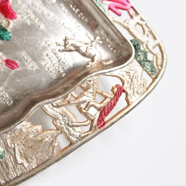 スーベニアアッシュトレイ オレゴン州 メタル製灰皿B