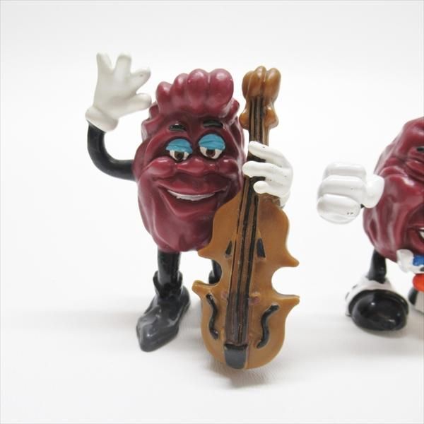 カリフォルニアレーズン ミュージックPVCフィギュアトイ 3体セット B カリフォルニアレーズン ミュージックPVCフィギュアトイ 3体セット B