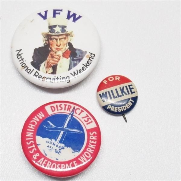 ★１９４０年代＊アメリカ軍＊防衛債権クラブＶ１缶バッジピン（実物） ☆1940年代＊アメリカ軍＊防衛債権クラブV1缶バッジピン（実物