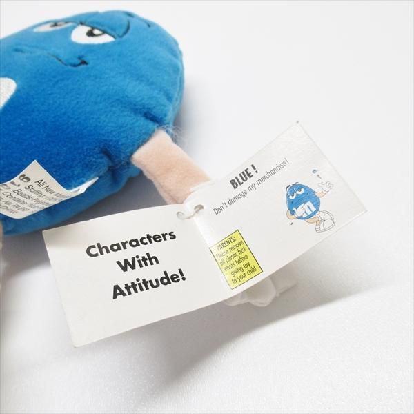 エムアンドエムズ M&Ms ブルー プラッシュ 紙タグ付き