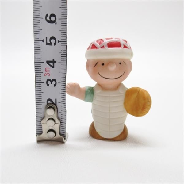 スヌーピー Willitts社 磁器製フィギュア シュローダー キャッチャー