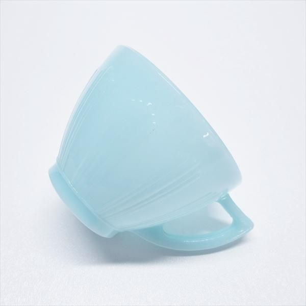 パイレックス カナダ ロビンズエッグブルー カップ&ソーサー パイレックス カナダ ロビンズエッグブルー カップ&ソーサー