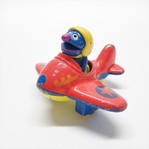 セサミストリート ダイキャスト ミニカー グローバー 飛行機 A