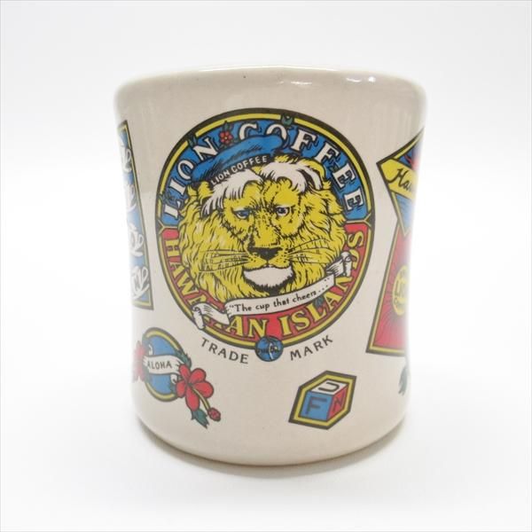 ライオンコーヒー 1987年陶器製マグカップ