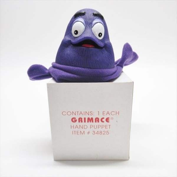 93年 McDonald's ハンドパペット マクドナルド ロナルド グリマス 1993年☆90's☆McDonald's☆マクドナルド☆Grimace☆グリマス