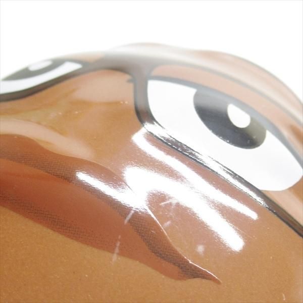 エムアンドエムズ M&Ms 陶器製 ブラウン フェイス マグカップ