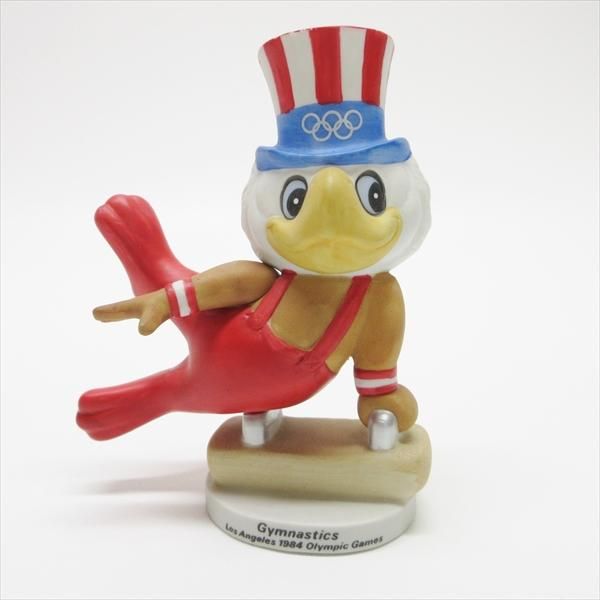 ロサンゼルスオリンピック★イーグルサム★陶器 人形 1984年ロサンゼルスオリンピック マスコット イーグルサム 陶器製 置物
