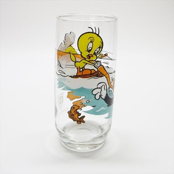 【激レア：ビンテージ】ルーニーテューンズ　トゥイーティー　グラスカップ 陶器 Amazon.co.jp: 「 ルーニー・テューンズ 」 トゥイーティー マグカップ