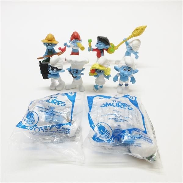 マクドナルド ミールトイ 2011年 スマーフ PVC トイ 10個セット