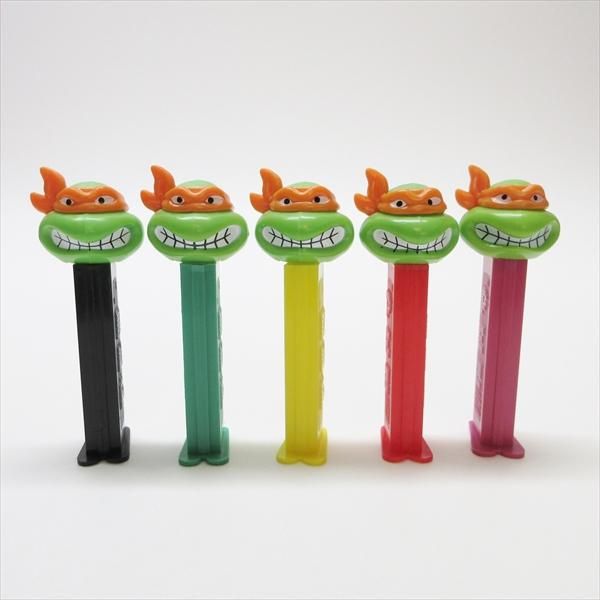 ミュータントタートルズ PEZ ペッツ レオナルド5本セット