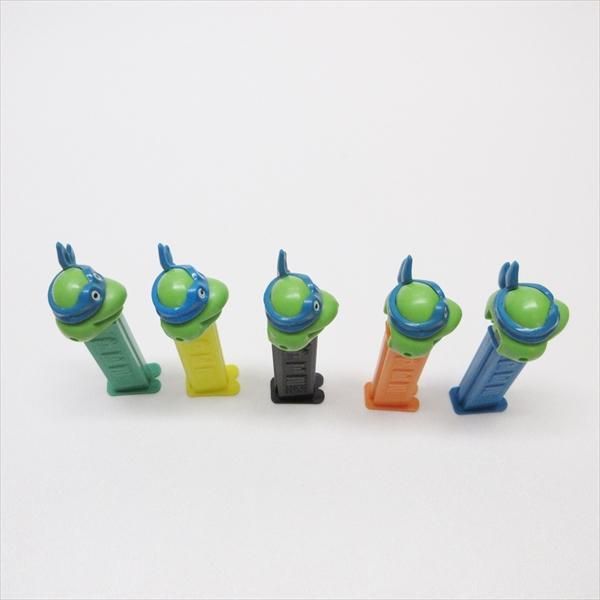 ミュータントタートルズ PEZ ペッツ レオナルド5本セット