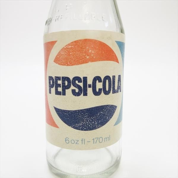 ペプシコーラ 1970年代 170ミリリットル ガラスボトル