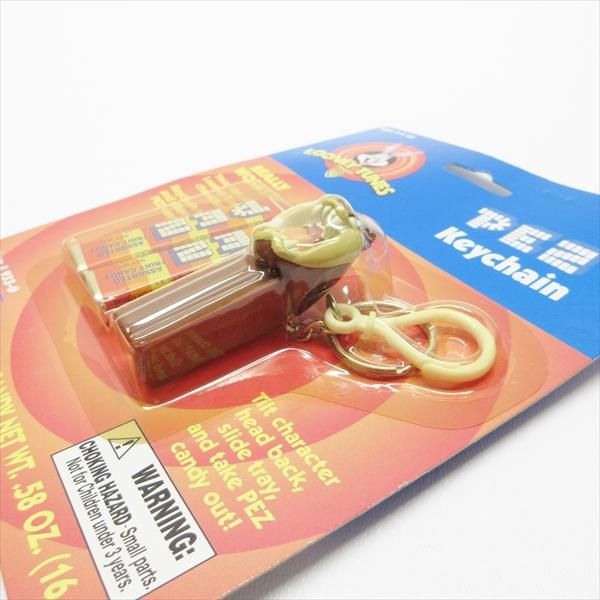 ルーニー・テューンズ タズマニアンデビル リモコンホルダー レザー調 箱付き PEZ ペッツ ルーニーテューンズ ミニペッツ キーホルダー