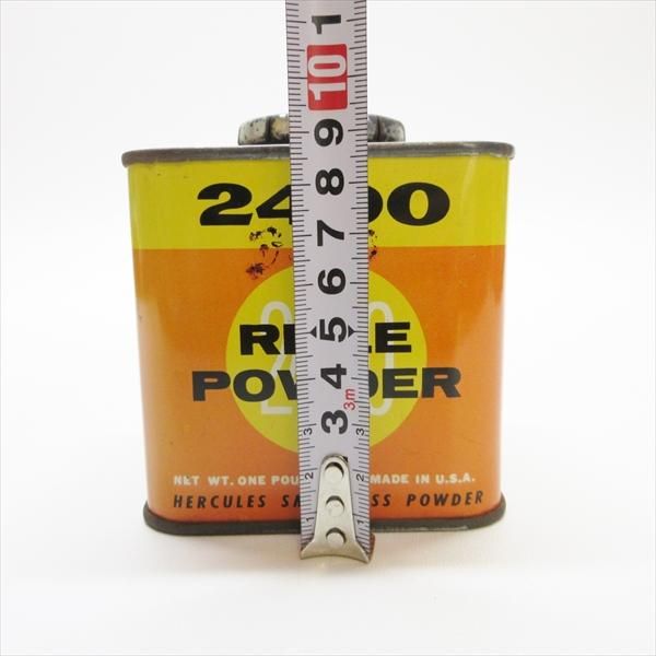 ジャンク雑貨 ライフル火薬用ブリキ缶