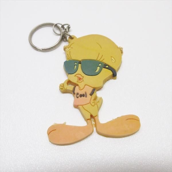 ルーニーテューンズ トゥイーティーソフビ製キーホルダー