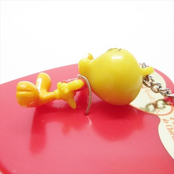 ルーニーテューンズ トゥイーティー キーホルダー プラスチックハート