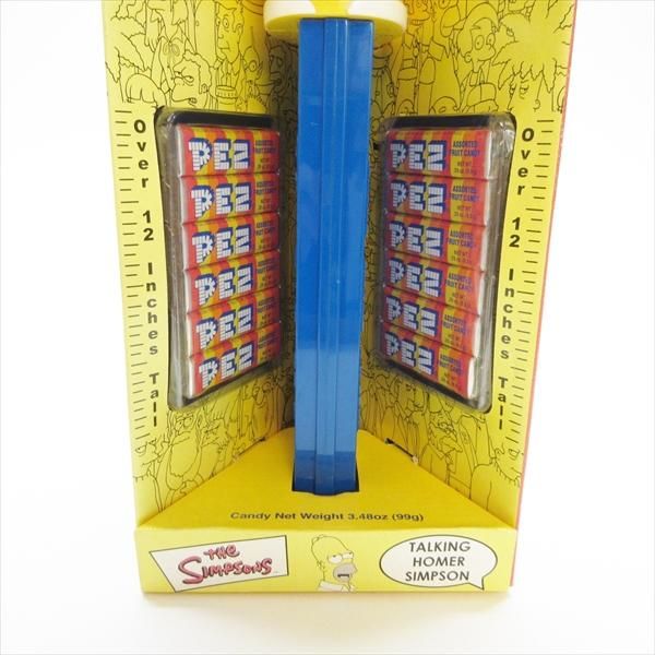 ニュースペースジャイアント 箱付き 音が鳴る♪ PEZ ジャイアントペッツ シンプソンズ ホーマー 箱付き