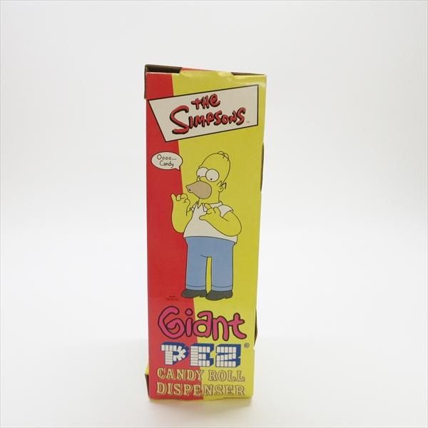 ニュースペースジャイアント 箱付き 音が鳴る♪ PEZ ジャイアントペッツ シンプソンズ ホーマー 箱付き