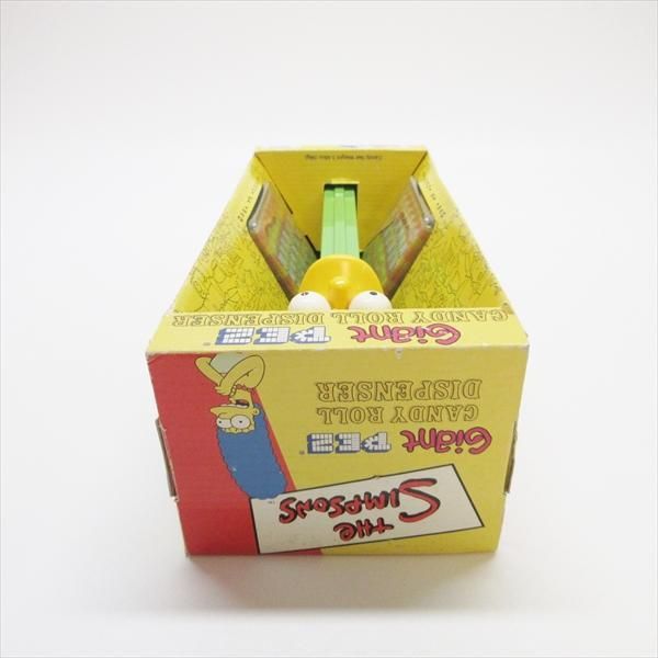 ニュースペースジャイアント 箱付き 音が鳴る♪ PEZ ジャイアントペッツ シンプソンズ ホーマー 箱付き