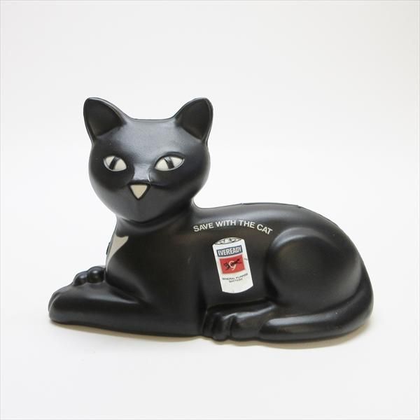エバレディ電池　黒猫コインバンク　1981年 アドバタイジング コインバンク ブラックキャット エバレディ電池