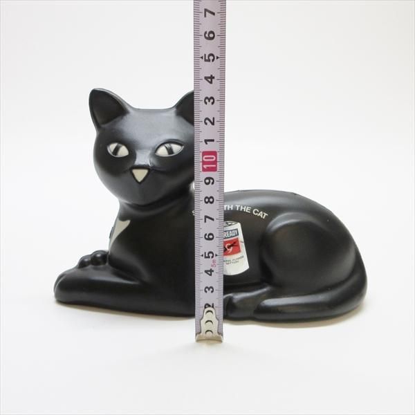 エバレディ電池　黒猫コインバンク　1981年 アドバタイジング コインバンク ブラックキャット エバレディ電池