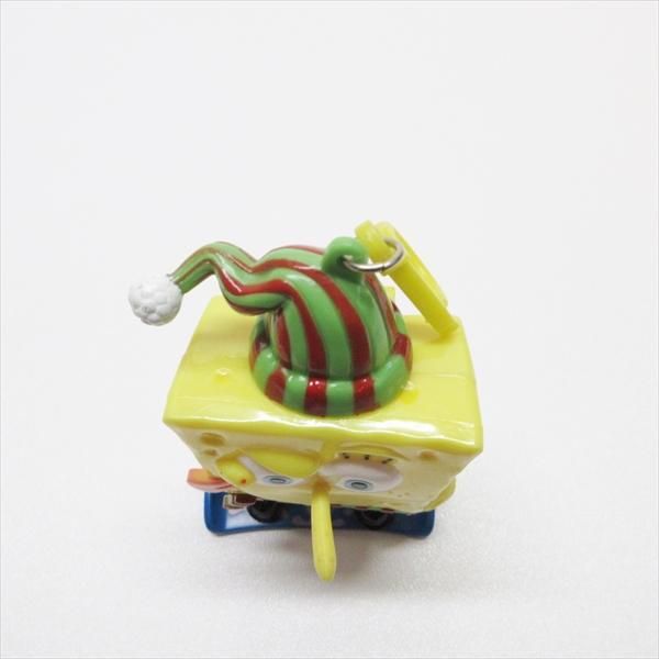 スポンジボブ キャンディコンテイナー キーホルダー スノーボード