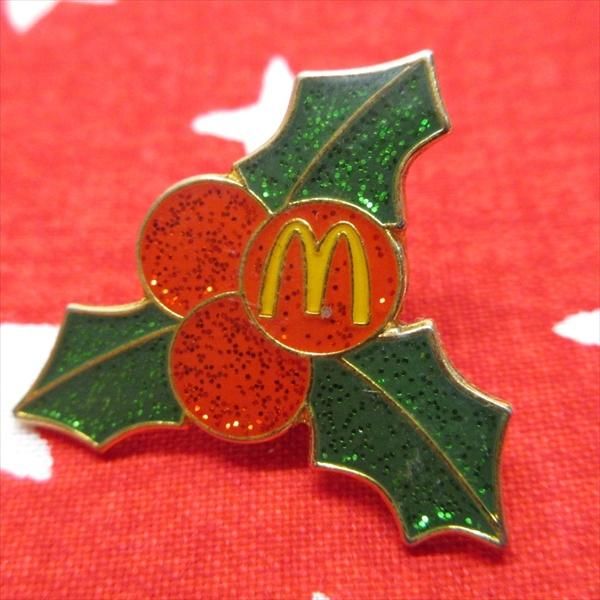 マクドナルドピンズ クリスマスひいらぎ