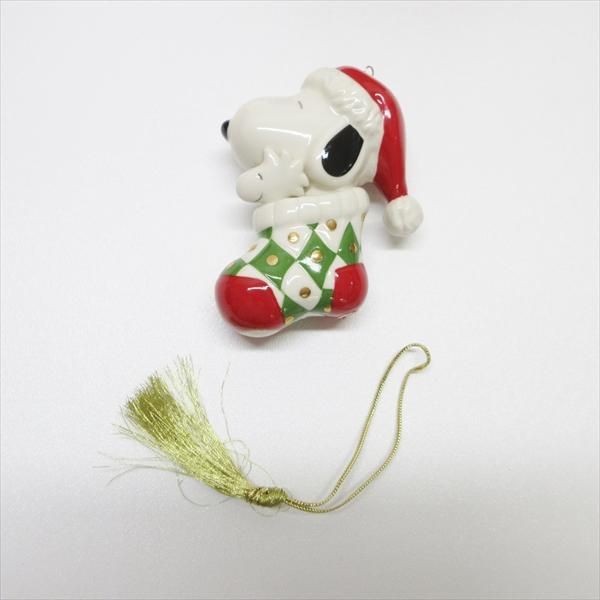 スヌーピー クリスマス レノックス陶磁器 オーナメント箱付き