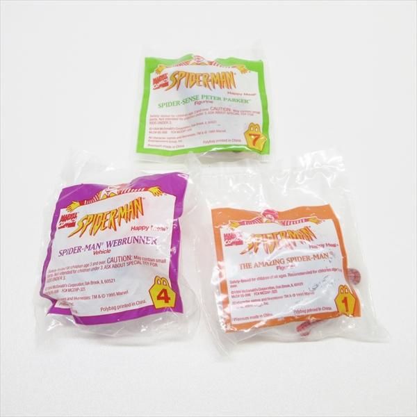 マクドナルドミールトイ スパイダーマン 未開封 各種