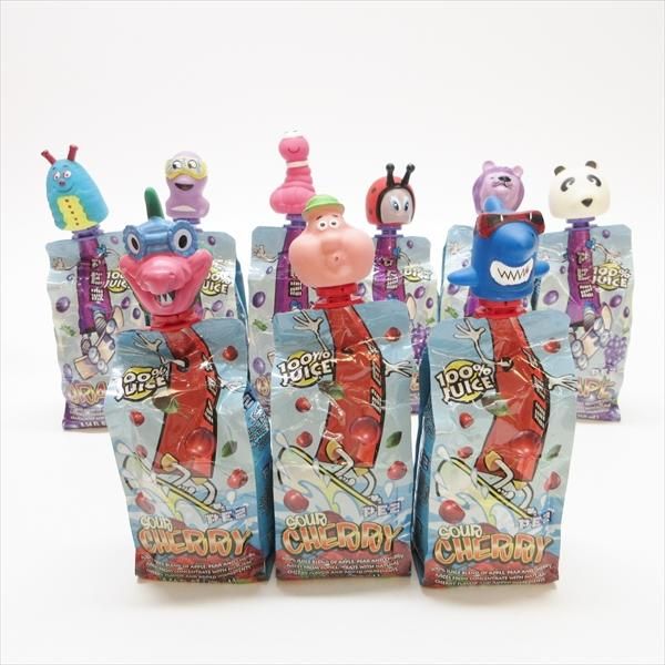 PEZ関連商品 ペッツジュース ソフビヘッド9個セット