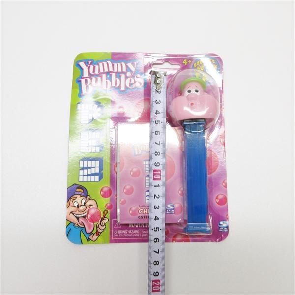 PEZ関連商品 Yummy Bubbles 未開封 バブルマン ブルーステム