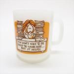 グラスベイク Don't have to be crazy マグカップ
