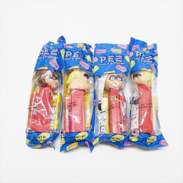 PEZ ペッツ インクレディブル 未使用4本セット B