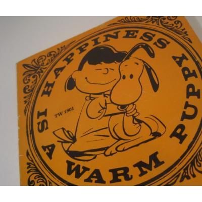 1970年初版・スヌーピー「Happiness is a warm puppy