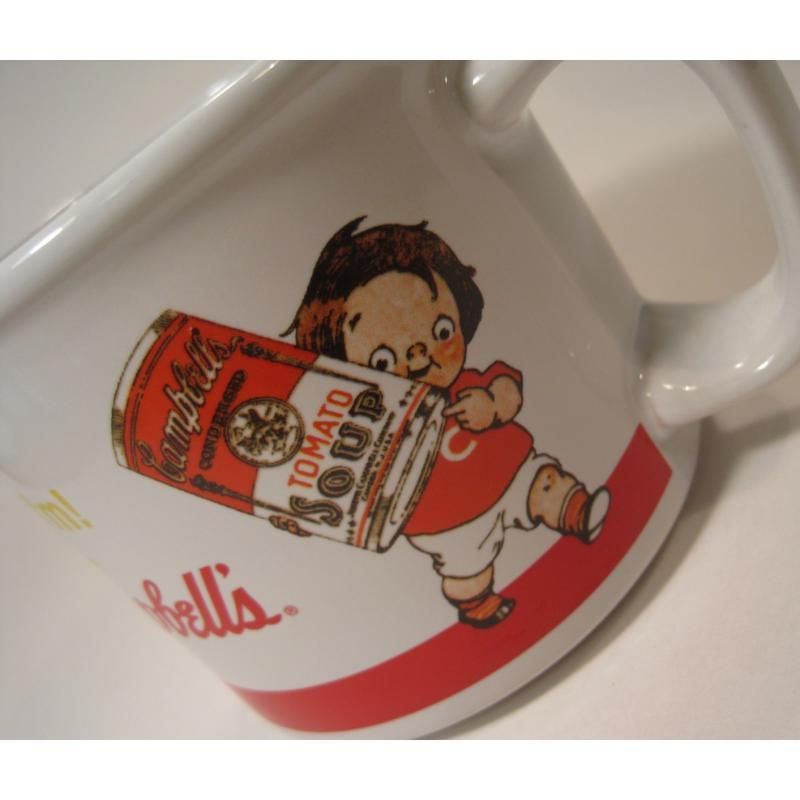 Campbell's・キャンベル・キャンベルスープの缶を持つキャンベルキッズ・陶器製マグ - ファイヤーキング 卸 仕入れ 小売 通販サイト -  Fire King AG