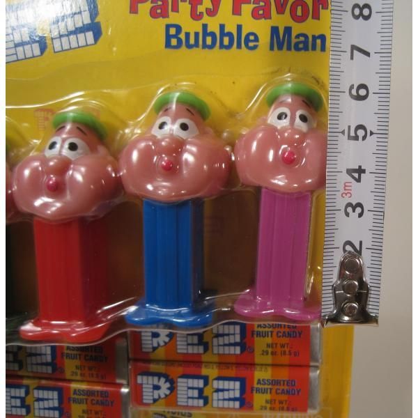 PEZ・ペッツ・パーティーフェイバー・4個セット・バブルマン・未