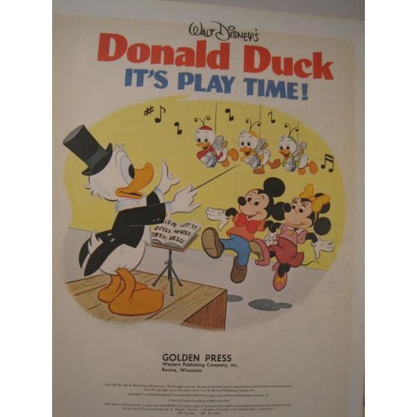 ミッキーマウスの仲間たち Donald Duck In It S Play Time 絵本 ファイヤーキング 卸 仕入れ 小売 通販サイト Fire King Ag