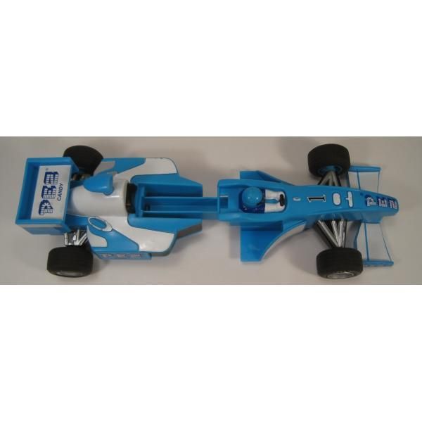 ペッツ・Pez・レーシングカー・ブルー・Pull & Go